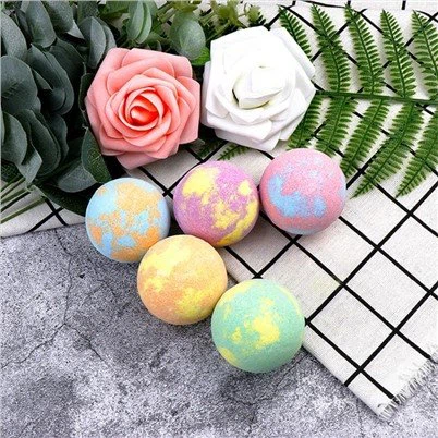 대량의 목욕 폭탄