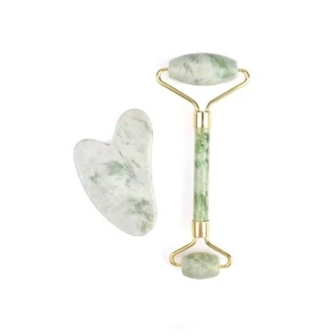 jade 롤러와 Gua Sha Scraping Massage Tools