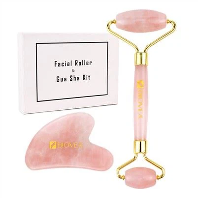 Real Jade Roller와 Gua Sha 세트