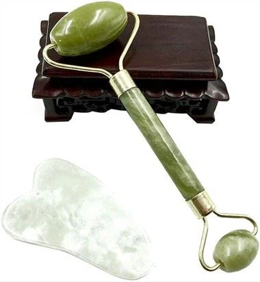 얼굴 방지 노화를위한 옥 롤러 마사지