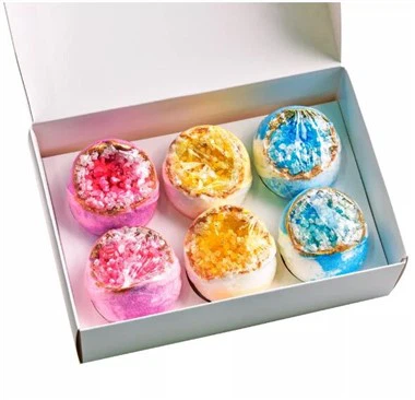 크리스탈 지오드 목욕 폭탄